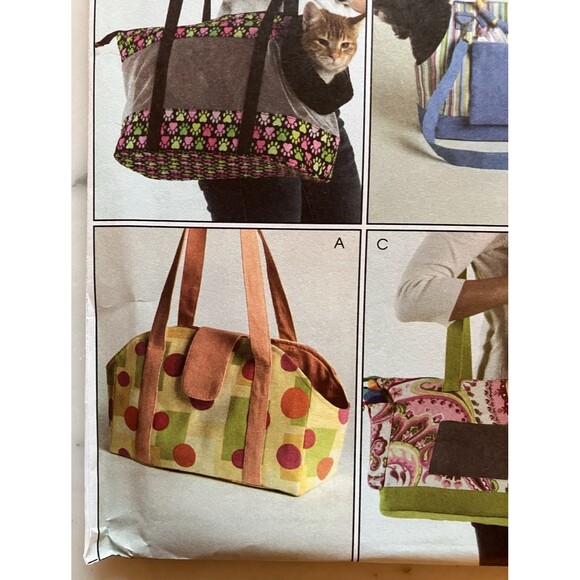 McCall's Pattern - Pet Carriers (One Size) #M5151 - Uncut 4 Designs Dog Cat - Picture 5 of 8